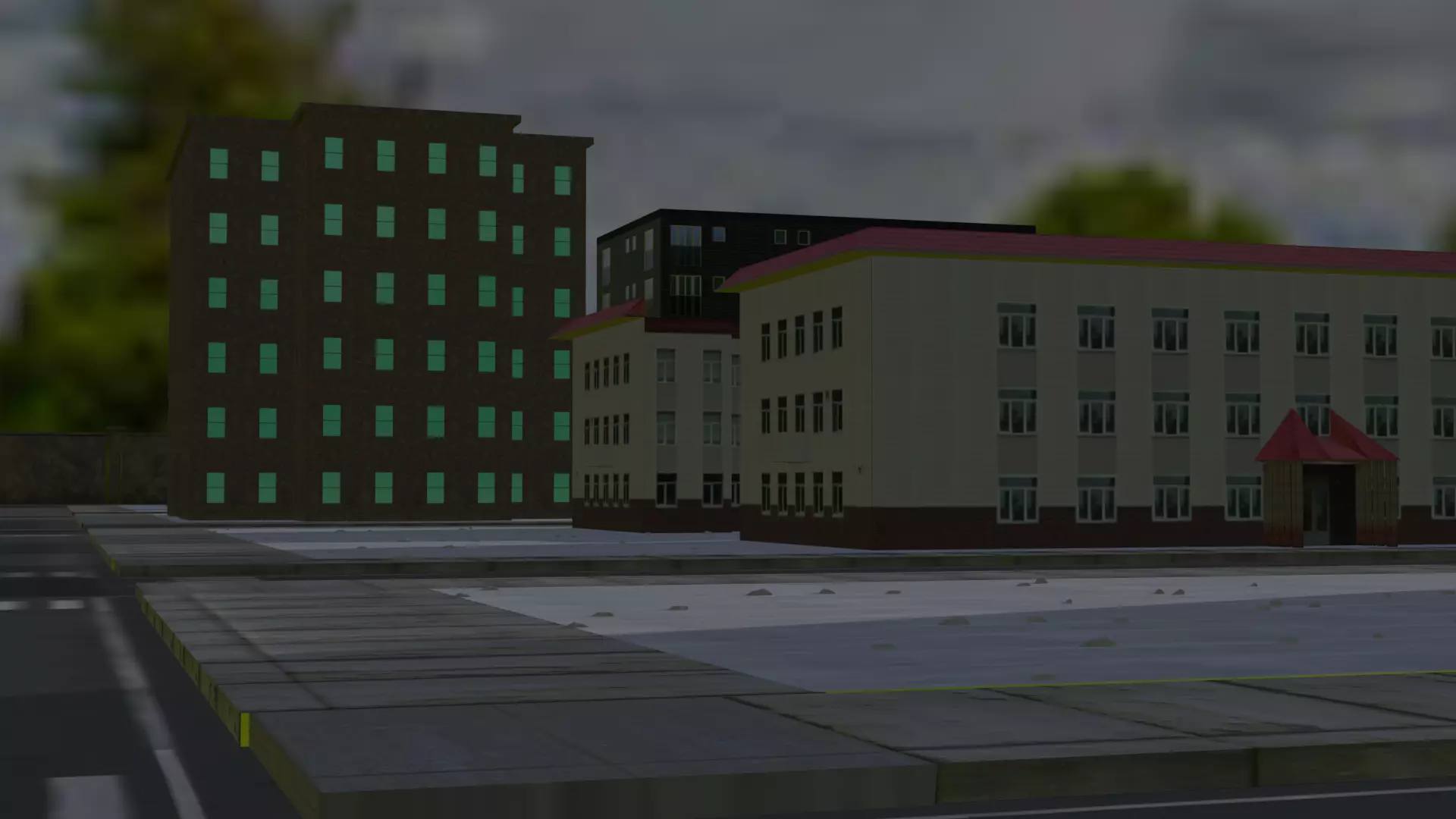 Game Ready Fps Map Free 3D model_0