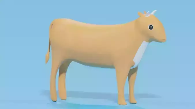 Cartoon Cute Cow