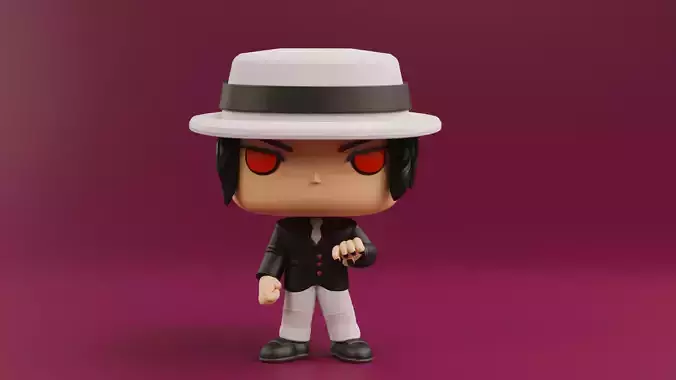 Muzan Kibutsuji Funko pop from the anime demon slayer 3D print model