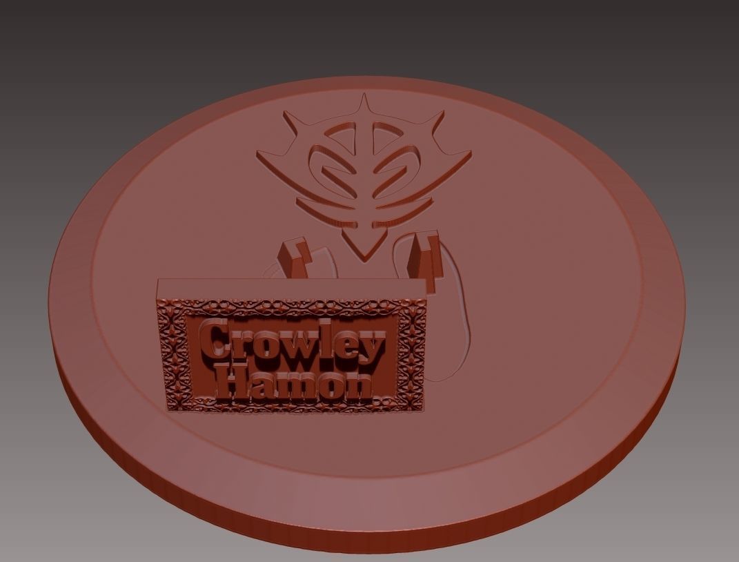 Crowley Hamon 3D print model_11