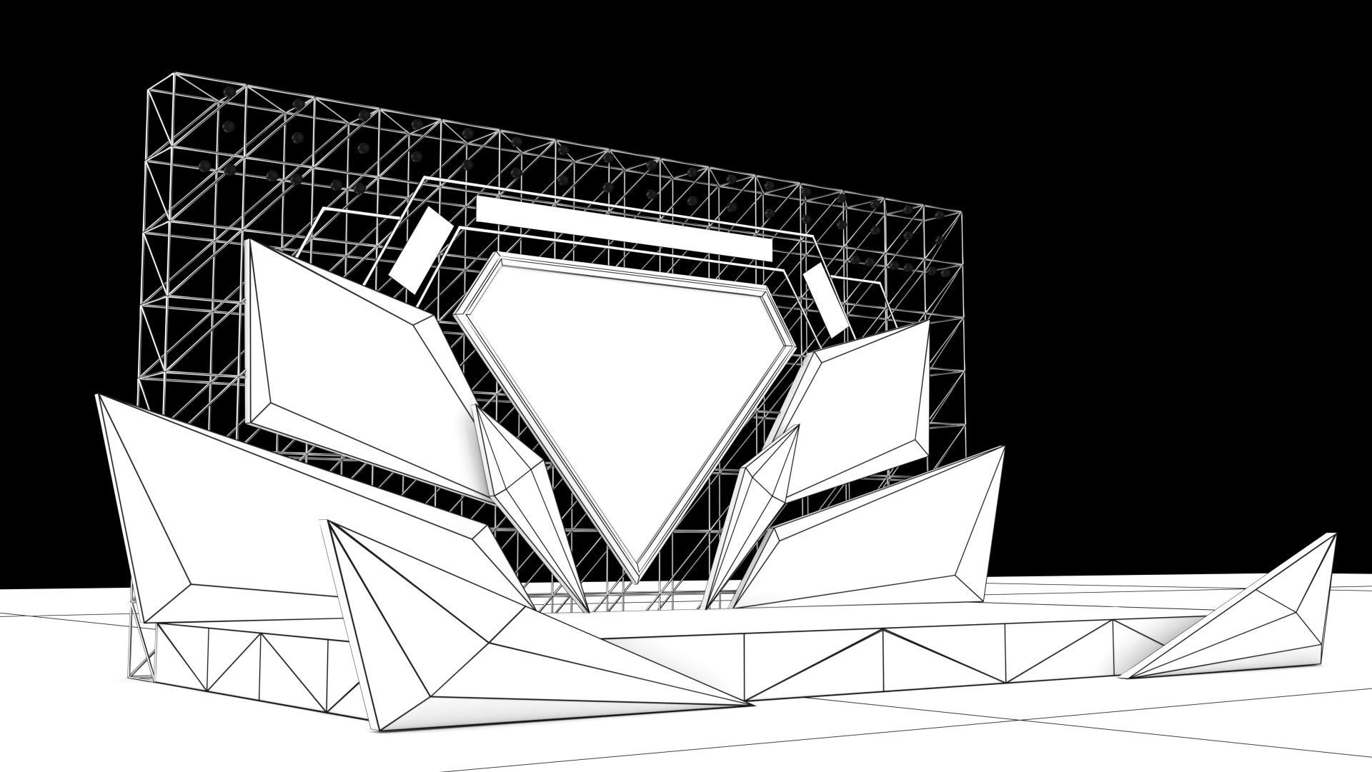Concert Stage 06 design 3D model_6