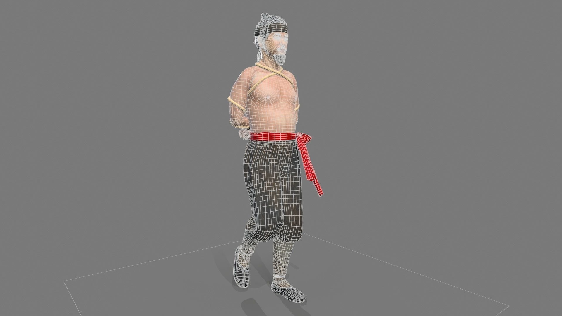 gangster Low-poly 3D model_13