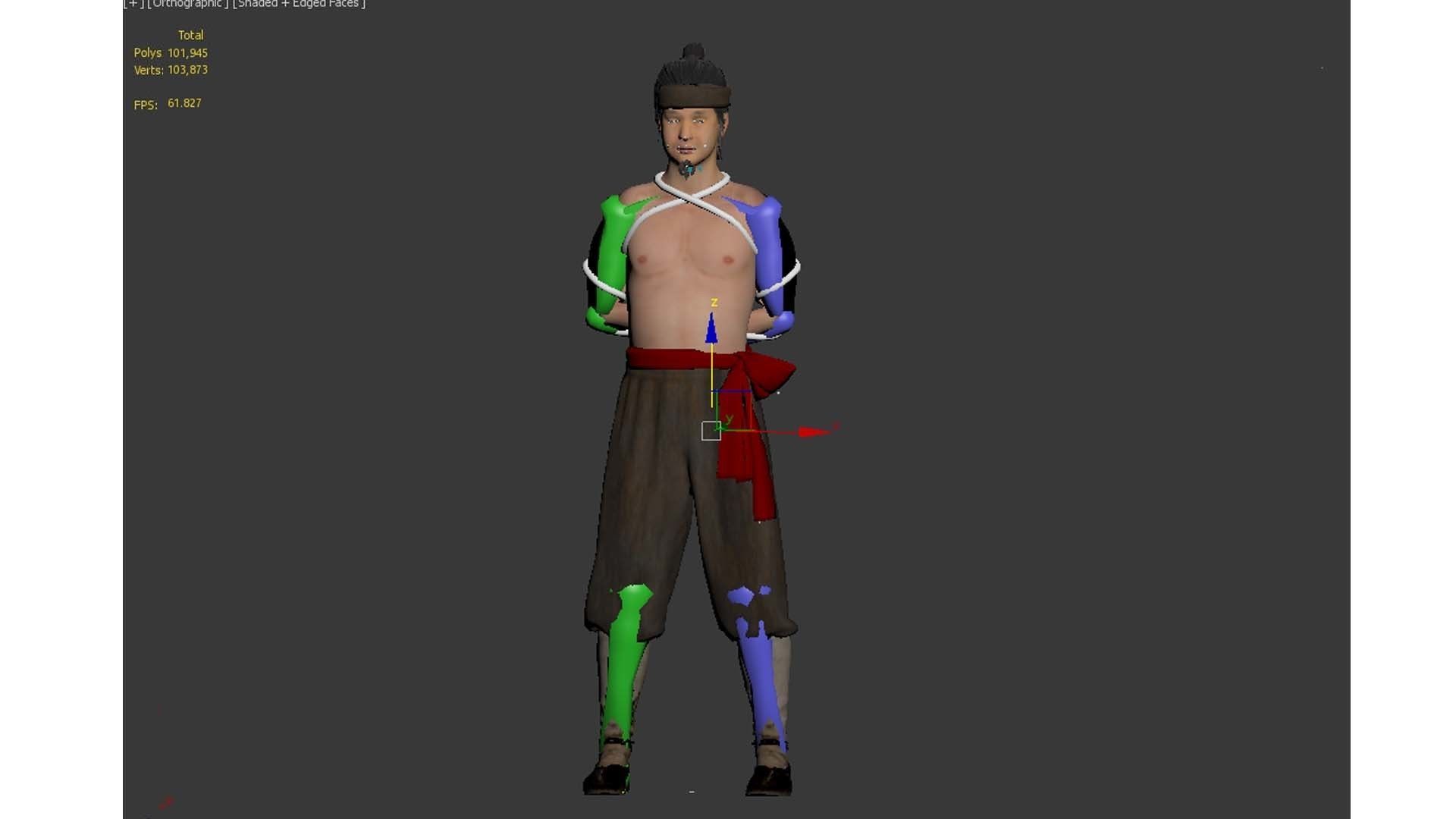 gangster Low-poly 3D model_16