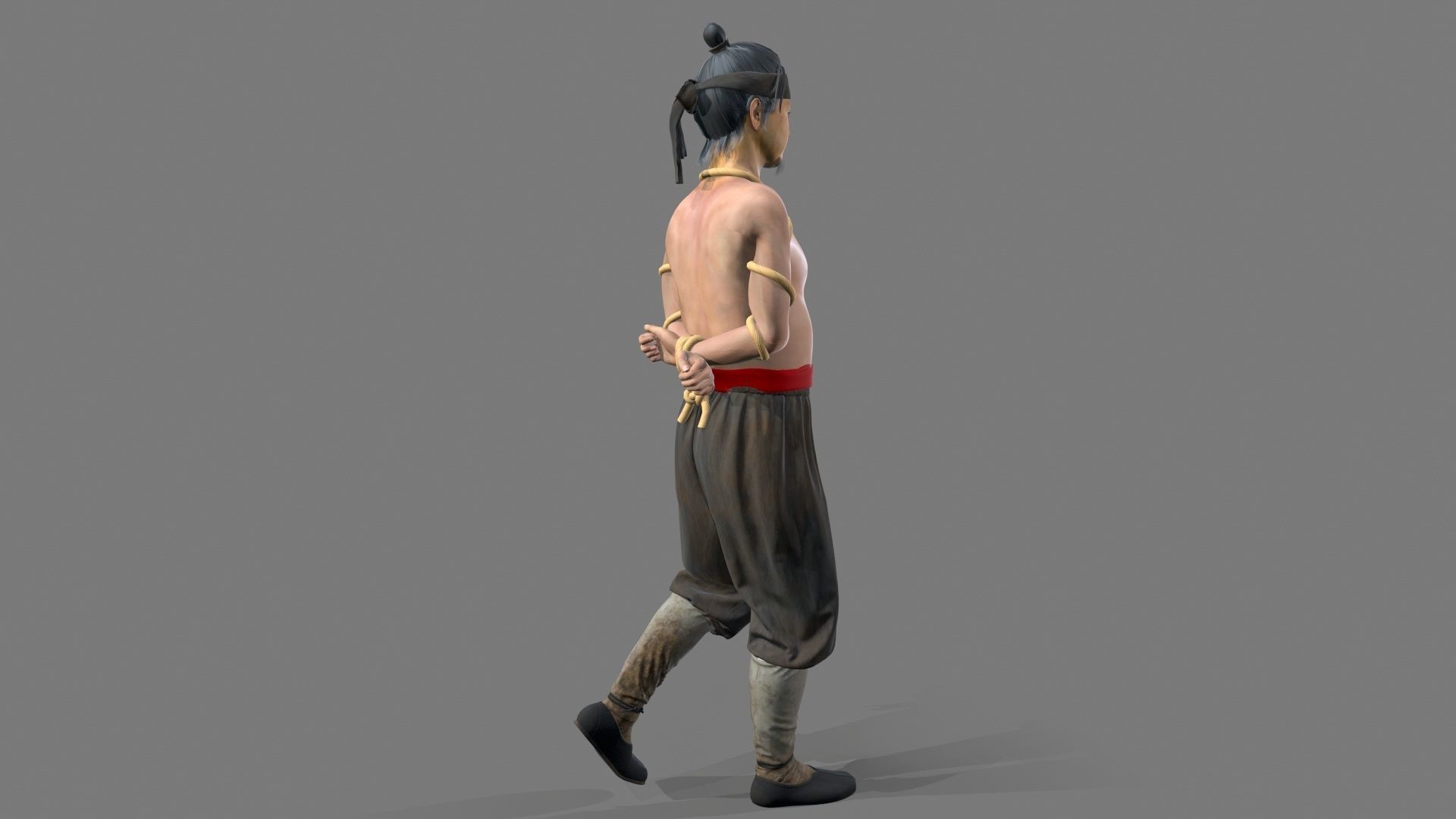 gangster Low-poly 3D model_10