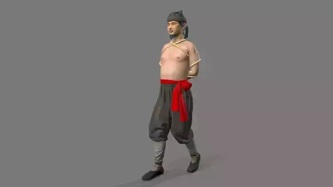 gangster Low-poly 3D model