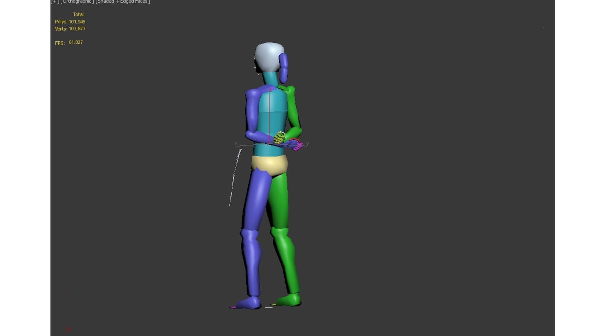 gangster Low-poly 3D model_15