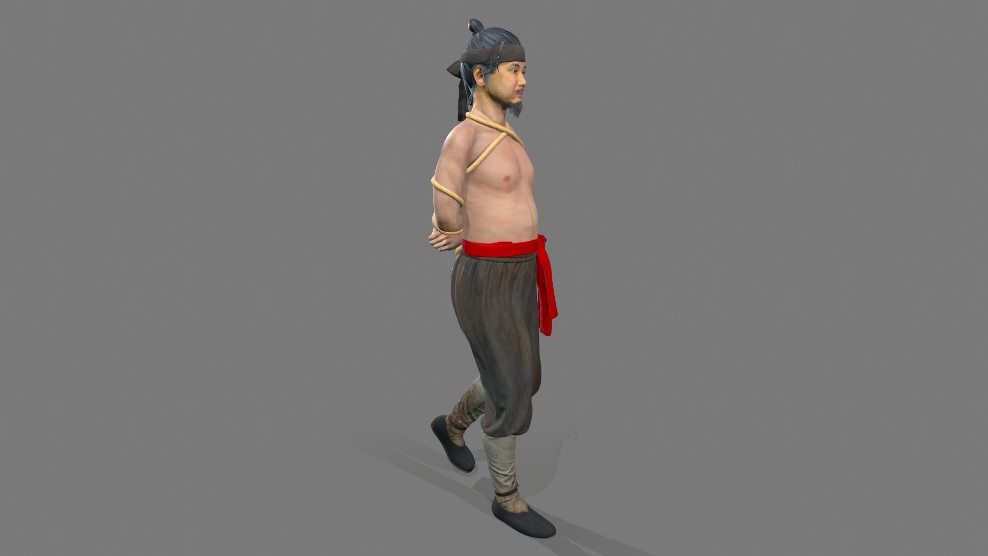 gangster Low-poly 3D model_11
