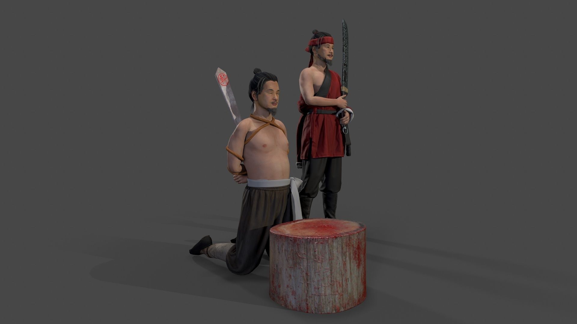 executioner Low-poly 3D model_2