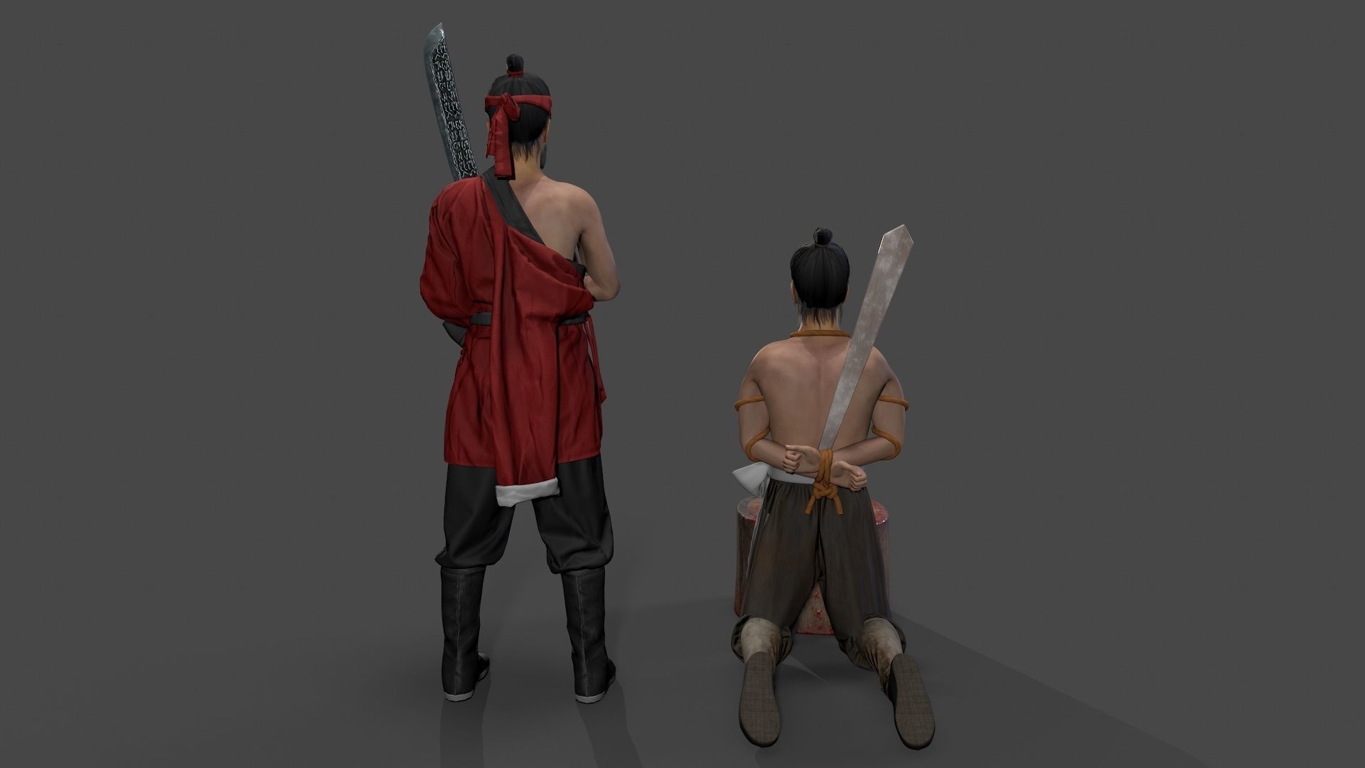 executioner Low-poly 3D model_5