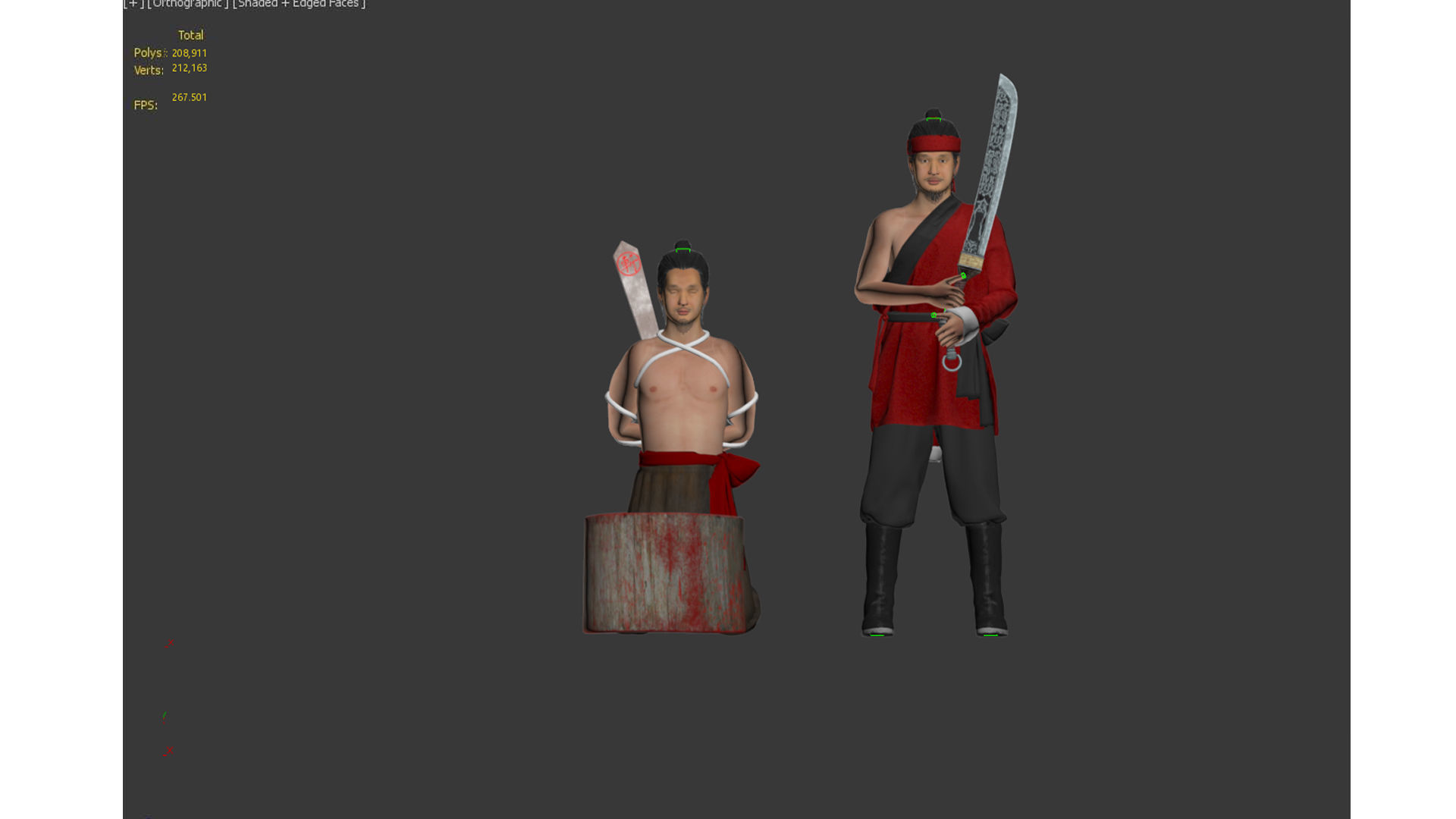 executioner Low-poly 3D model_13