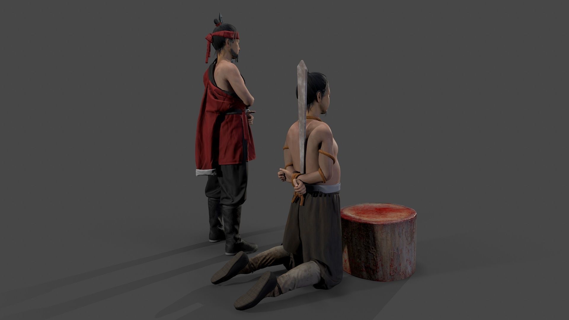 executioner Low-poly 3D model_4