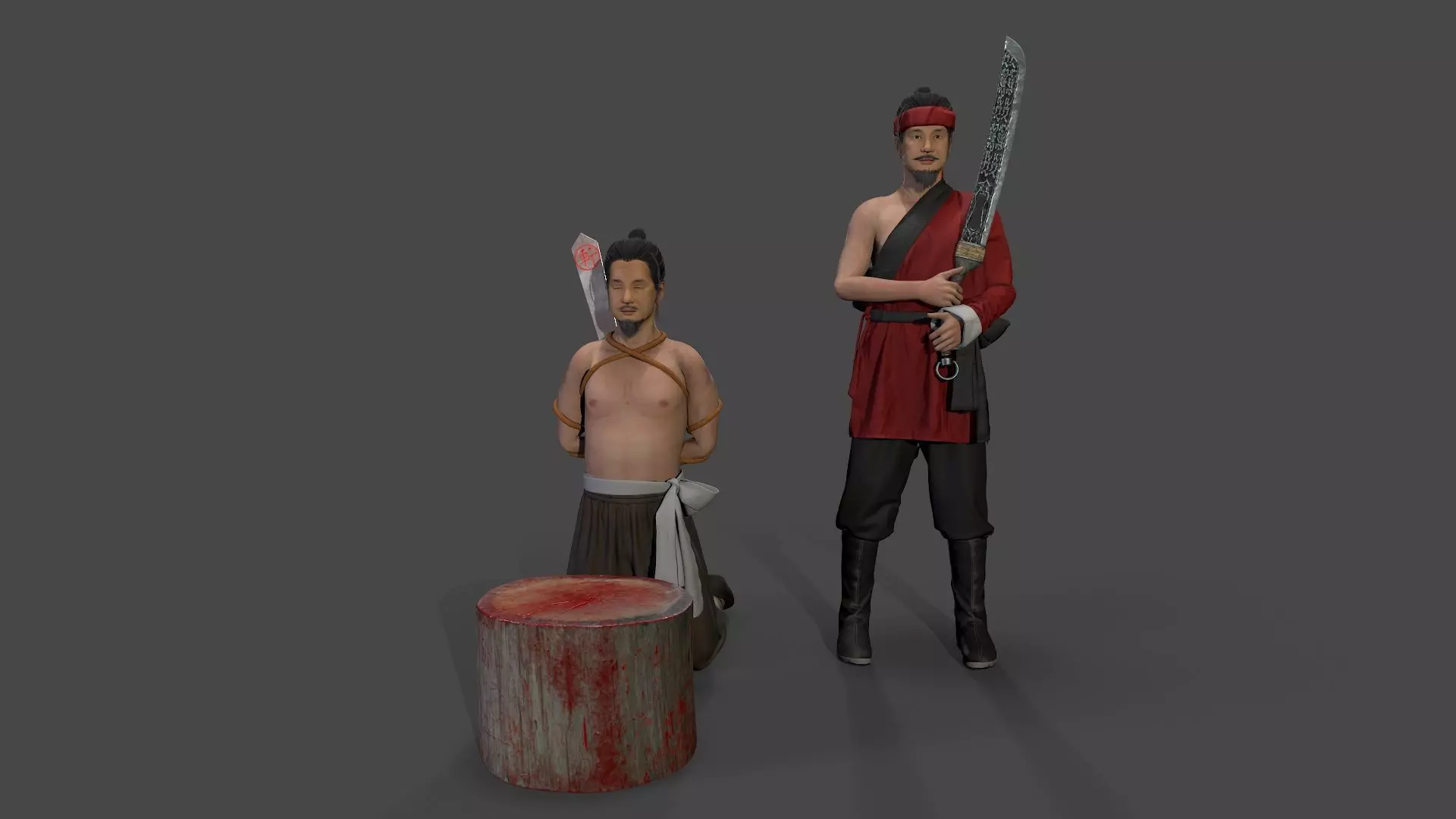 executioner Low-poly 3D model_0