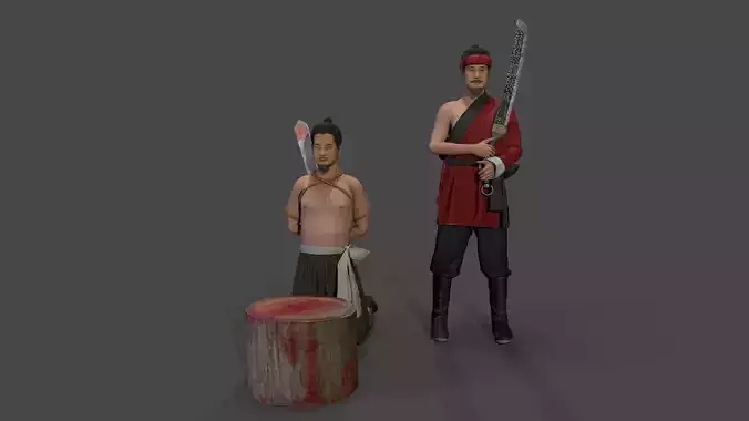 executioner Low-poly 3D model