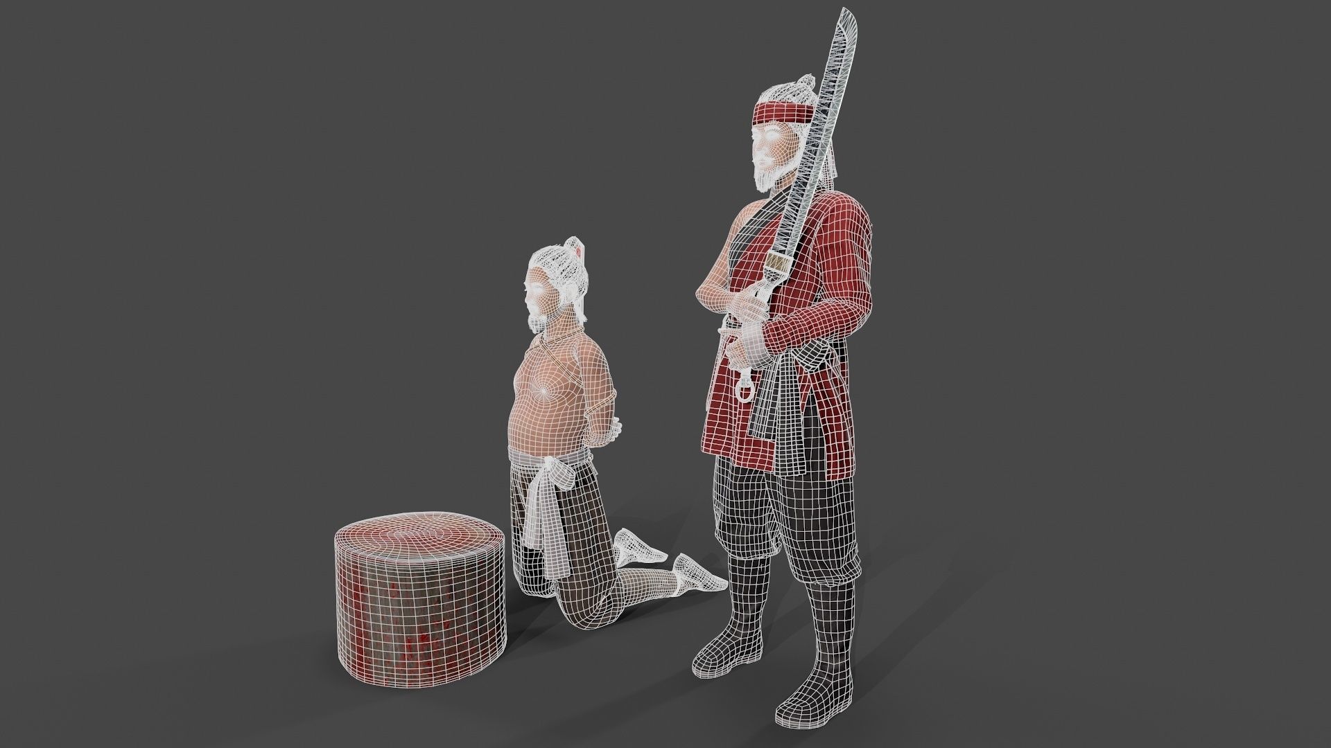 executioner Low-poly 3D model_9