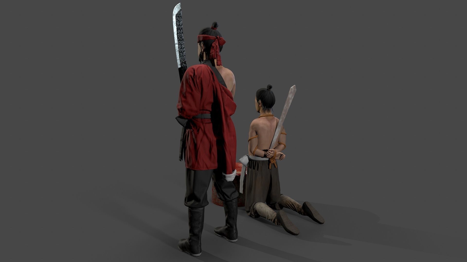 executioner Low-poly 3D model_6