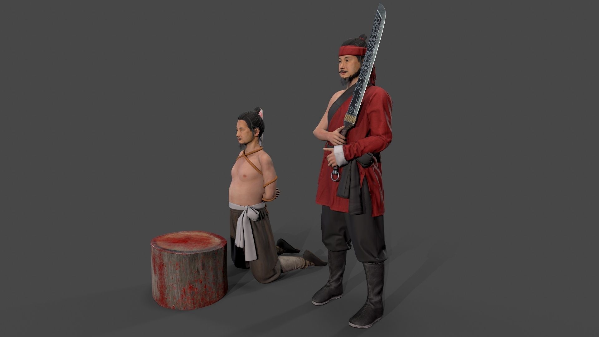executioner Low-poly 3D model_7