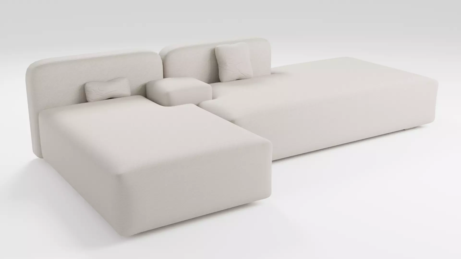 Designer elegant sofa 3D model_0