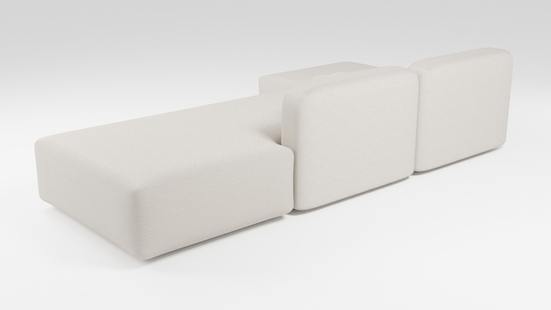 Designer elegant sofa 3D model_3