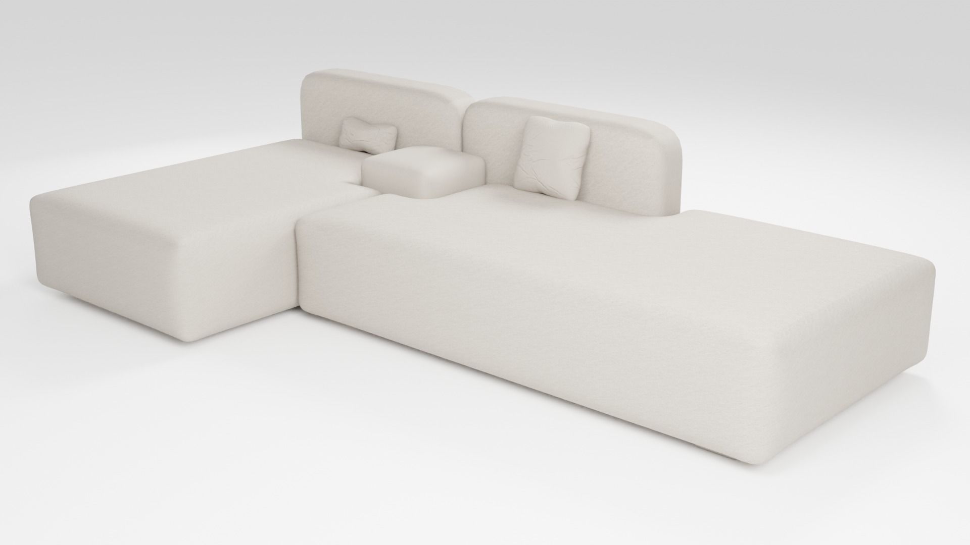 Designer elegant sofa 3D model_4