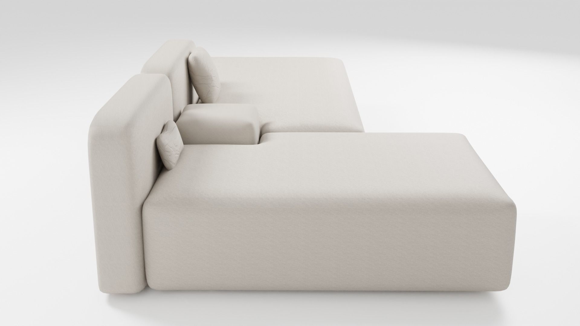 Designer elegant sofa 3D model_1