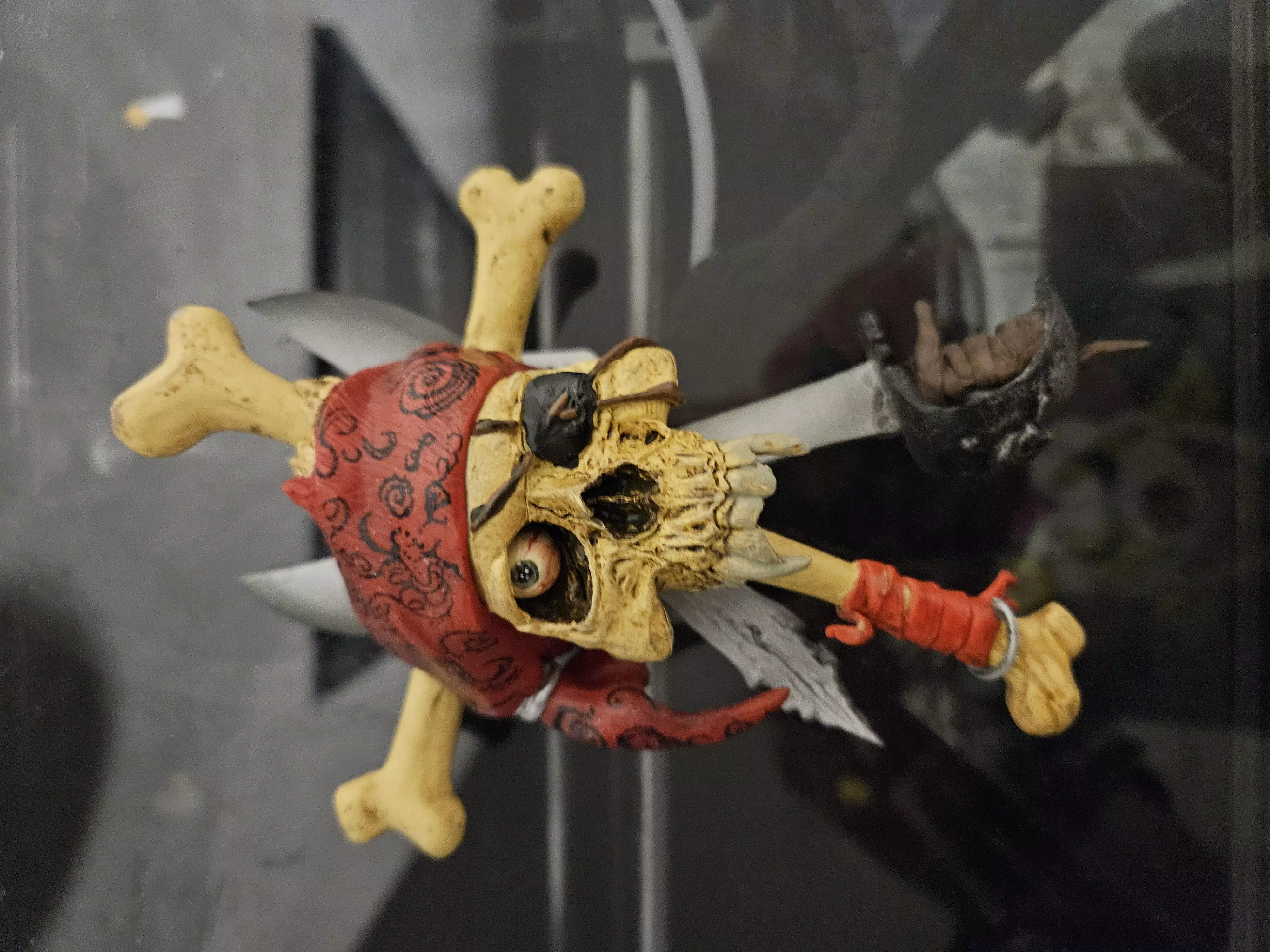 Damaged Pirate Skull 3D print model