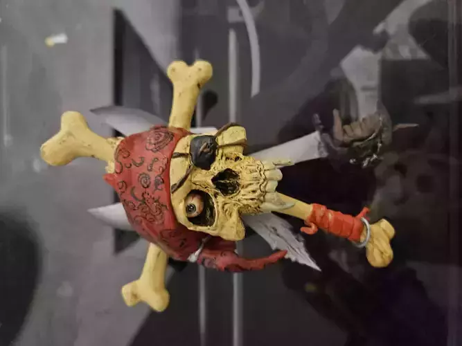 Damaged Pirate Skull
