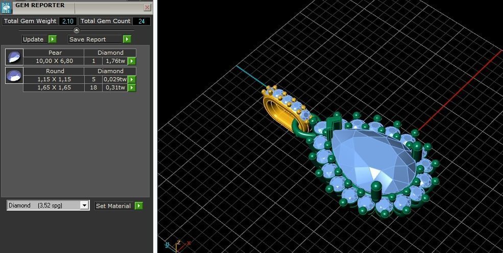 Pendant Model 5944 3D print model_7