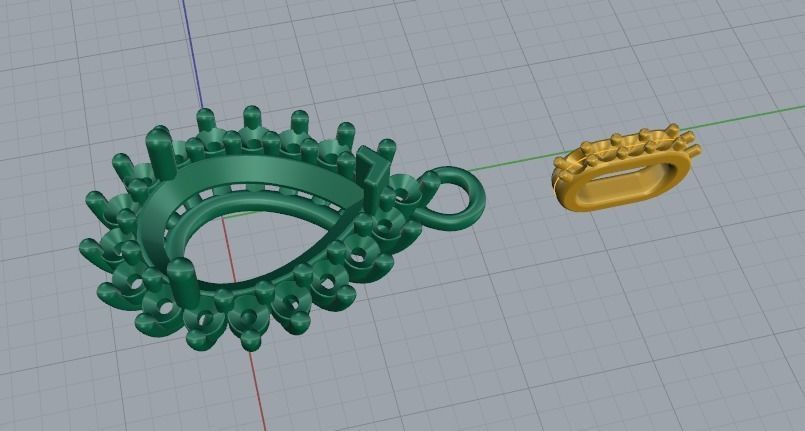 Pendant Model 5944 3D print model_2