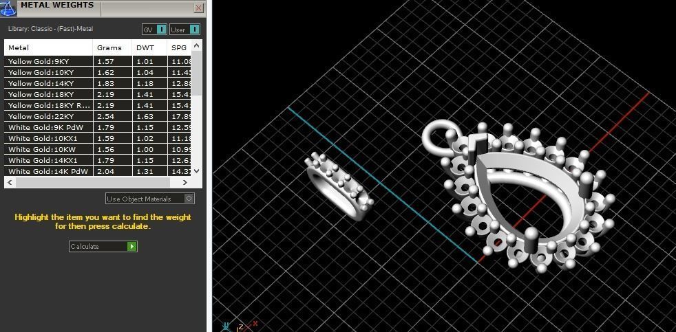 Pendant Model 5944 3D print model_6