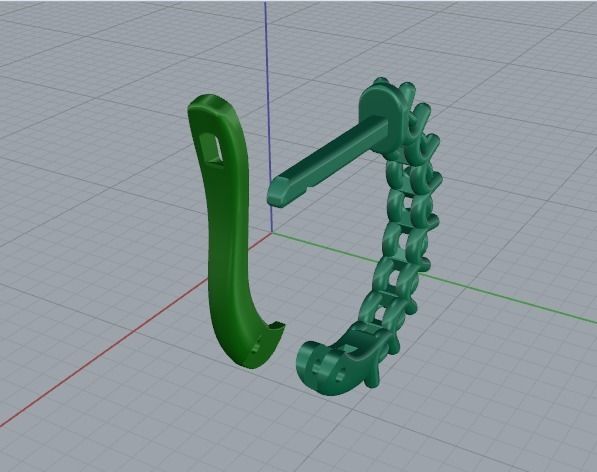 Earrings Model 5925 3D print model_3