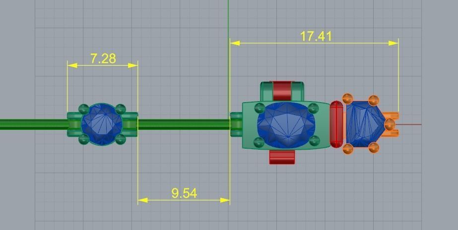 Bracelet Model 5922 3D print model_5