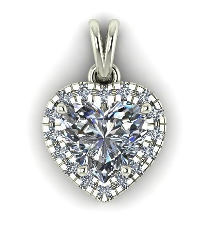 Heart pendant Model 5903 3D print model_1