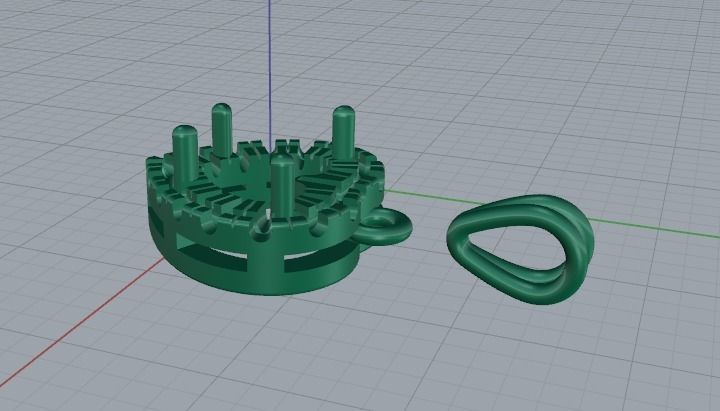 Heart pendant Model 5903 3D print model_3