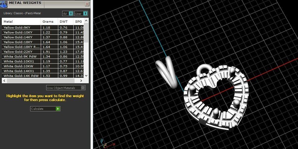 Heart pendant Model 5903 3D print model_6
