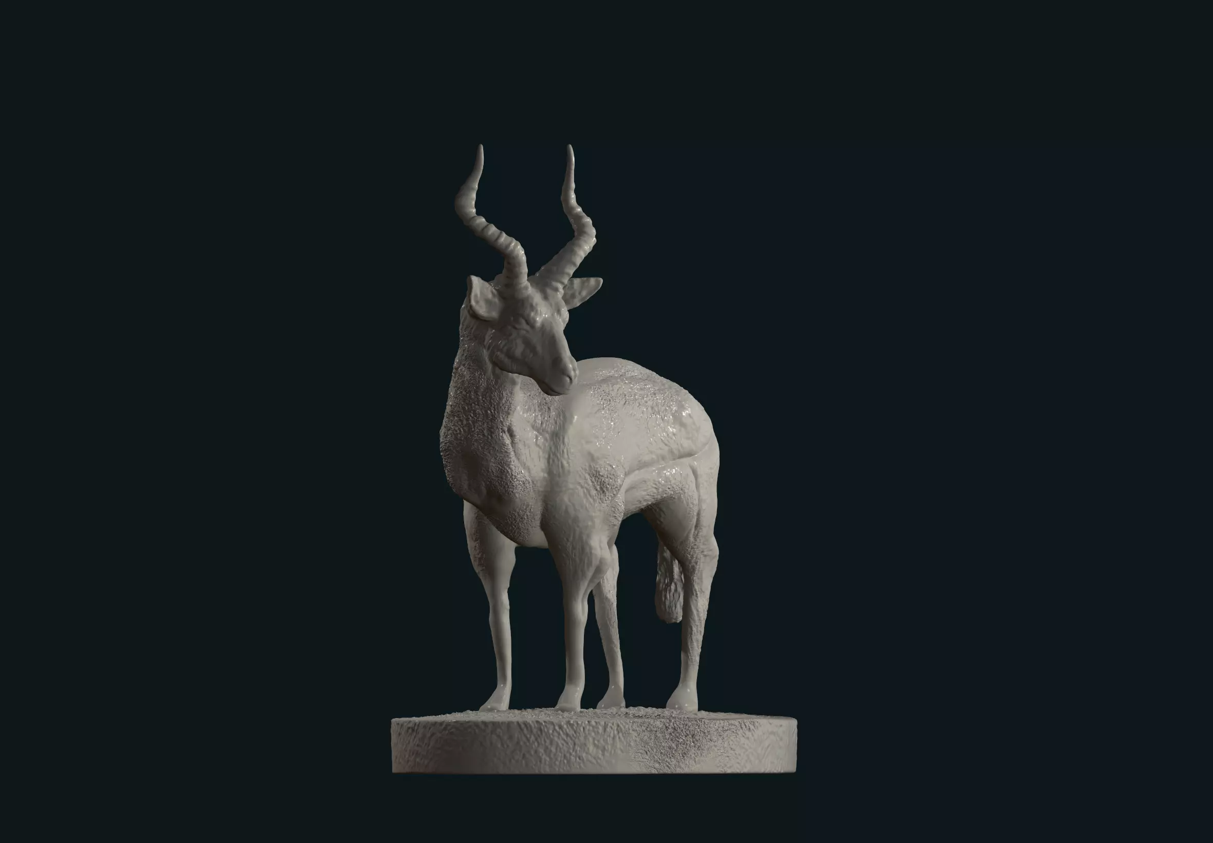 Antelope stl 3D print model_0