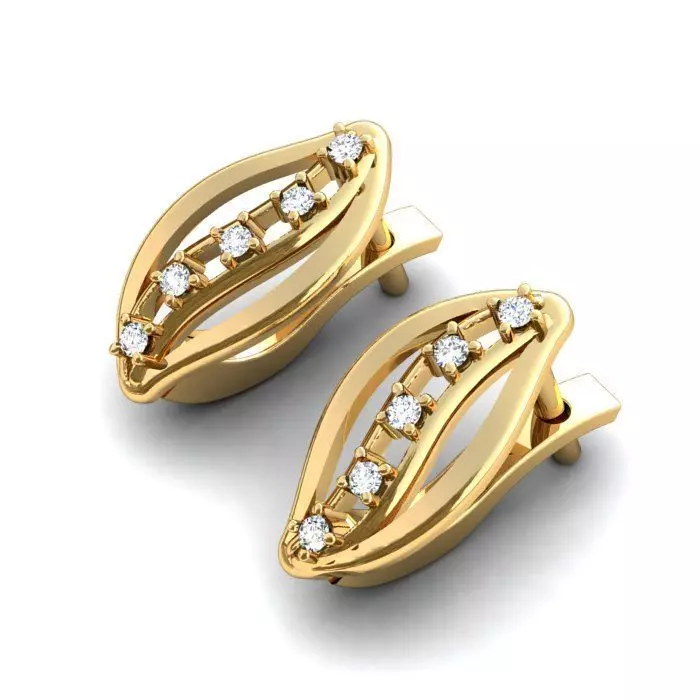 Earring 3D print model_0