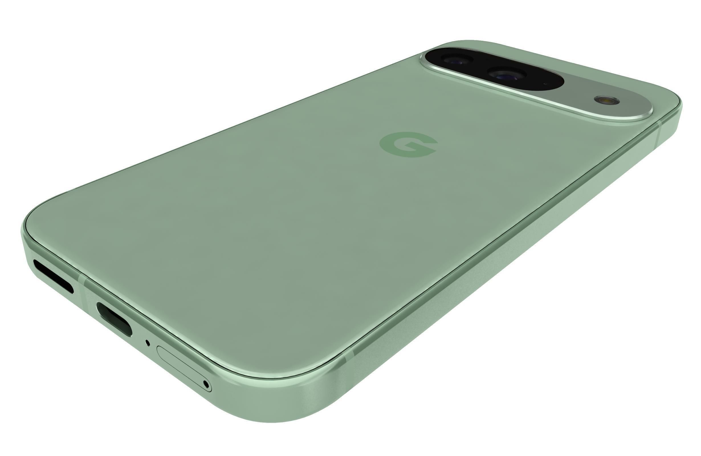 Google Pixel 9 Green 3D model_14
