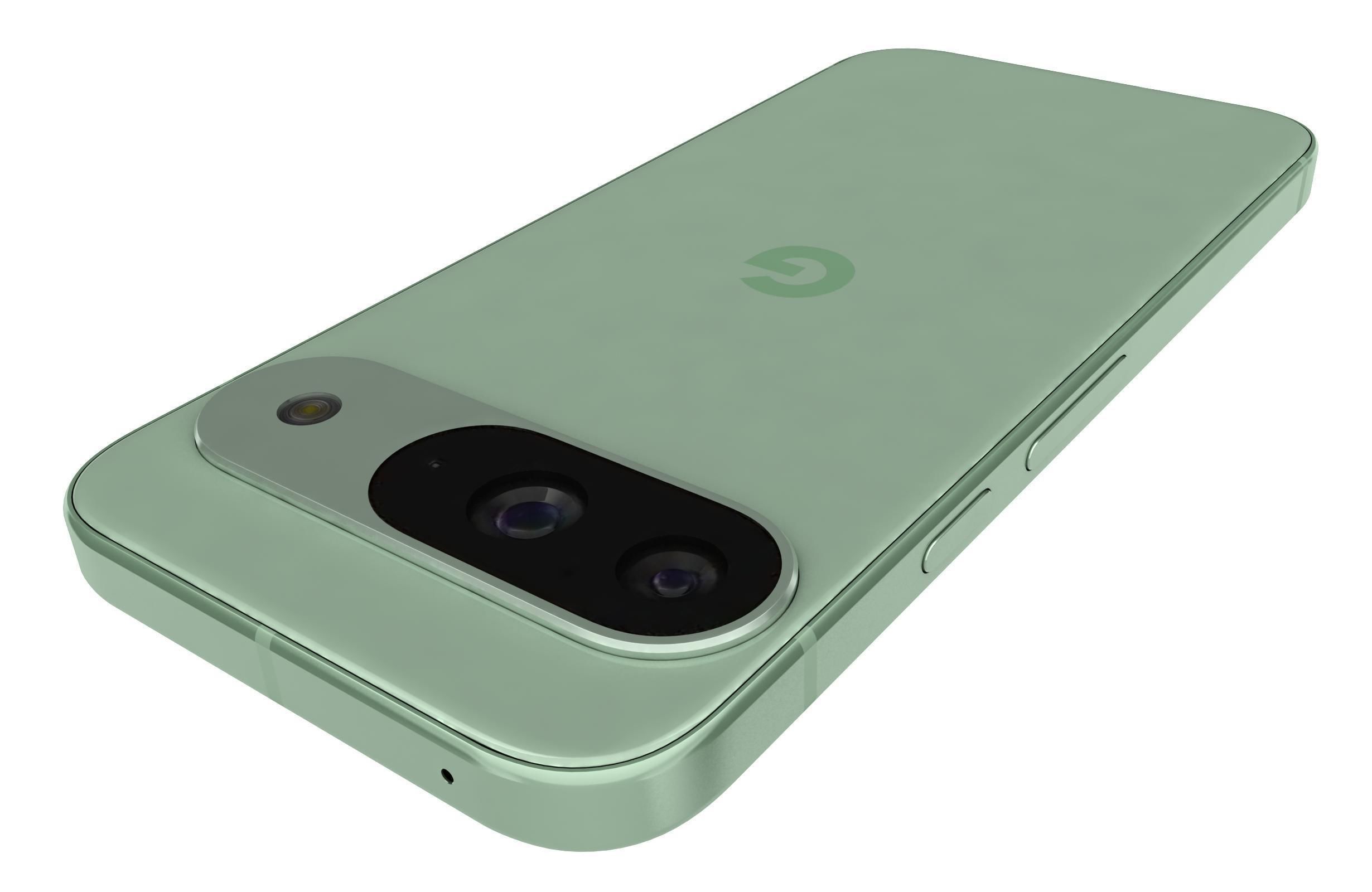 Google Pixel 9 Green 3D model_15
