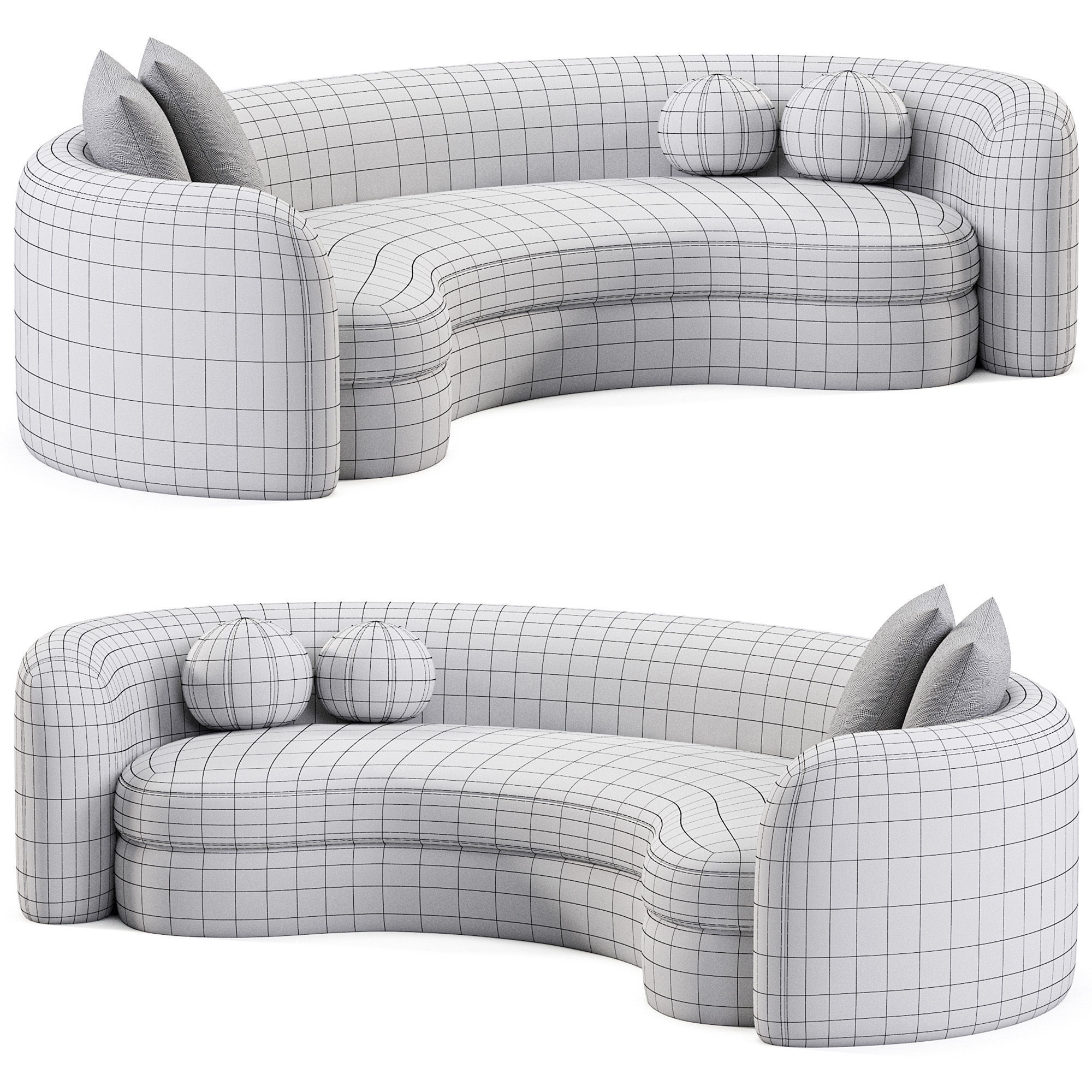 Sofa SYD SOFAS Low-poly 3D model_4