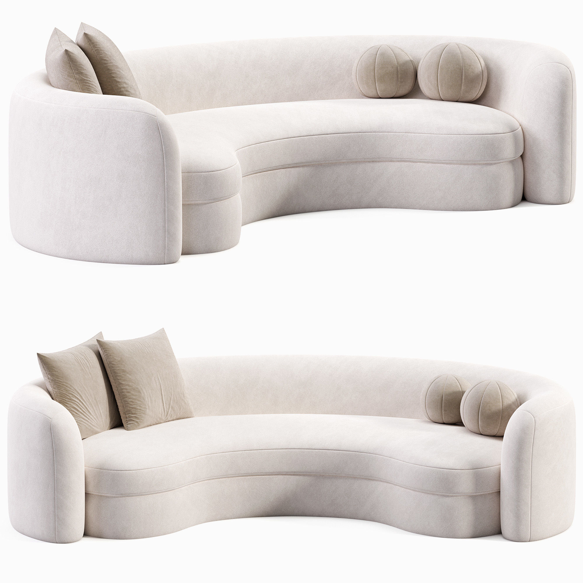 Sofa SYD SOFAS Low-poly 3D model_3