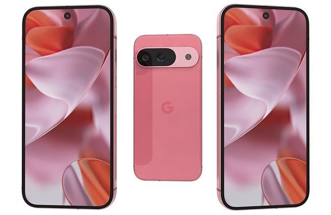 Google Pixel 9 Rose 3D model