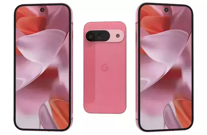 Google Pixel 9 Rose 3D model