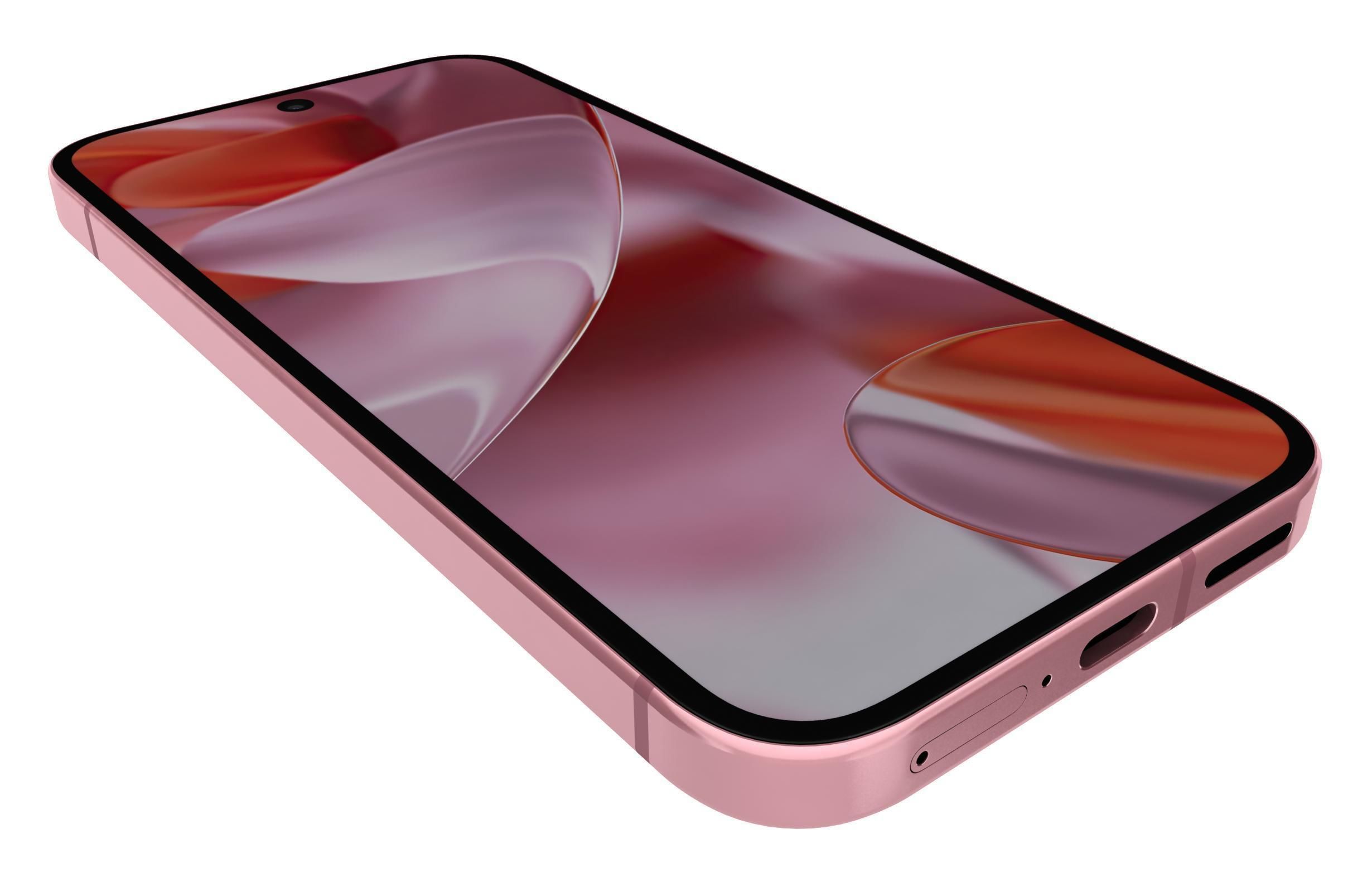 Google Pixel 9 Rose 3D model_12