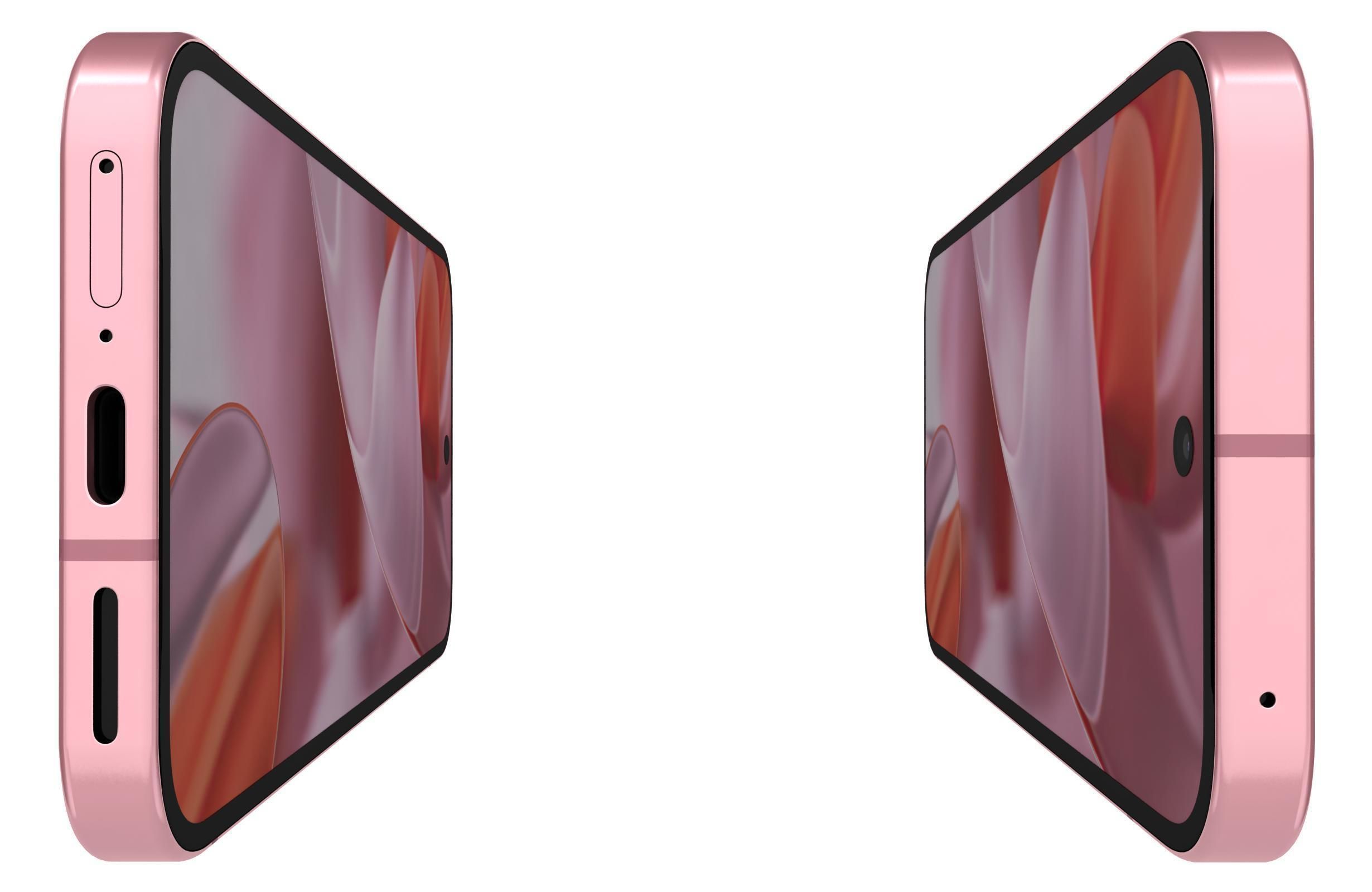 Google Pixel 9 Rose 3D model_8