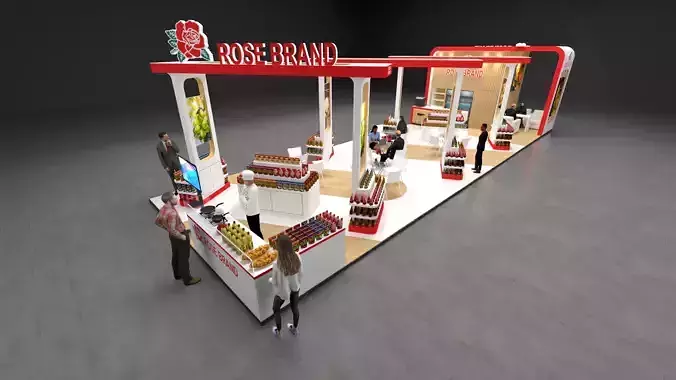 Exhibition Booth Stand 6x18m