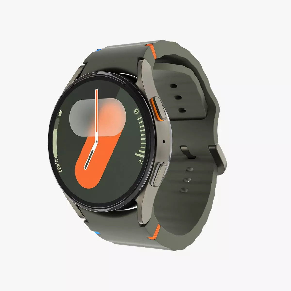 Samsung Galaxy Watch 7 Green 3D model_0