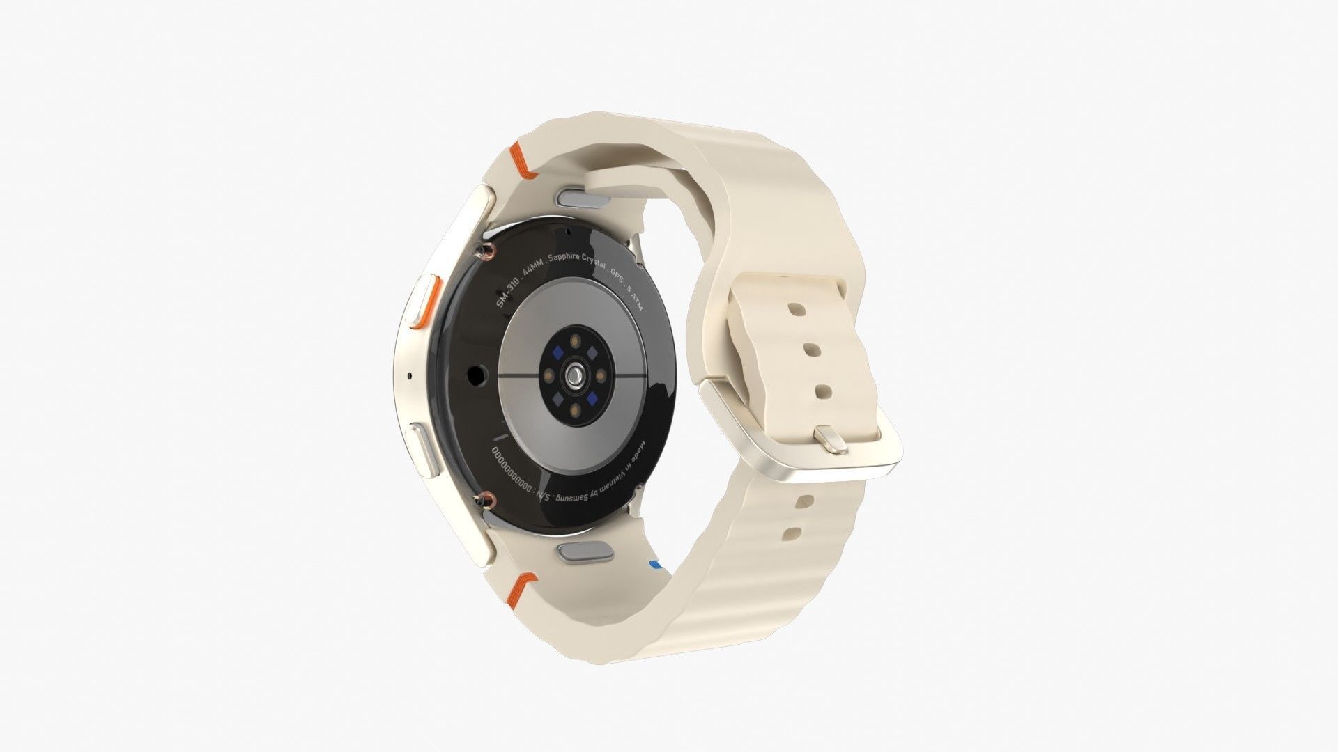 Samsung Galaxy Watch 7 Cream 3D model_4
