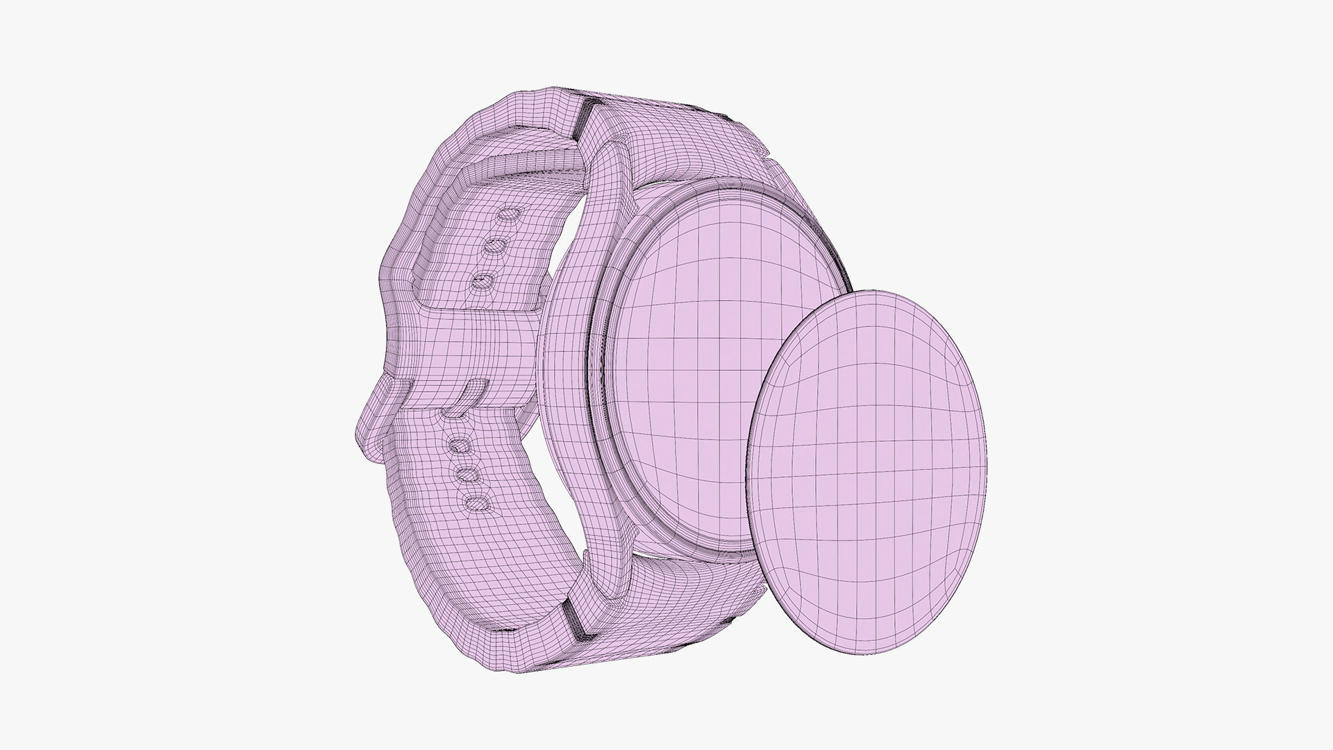 Samsung Galaxy Watch 7 Silver 3D model_11