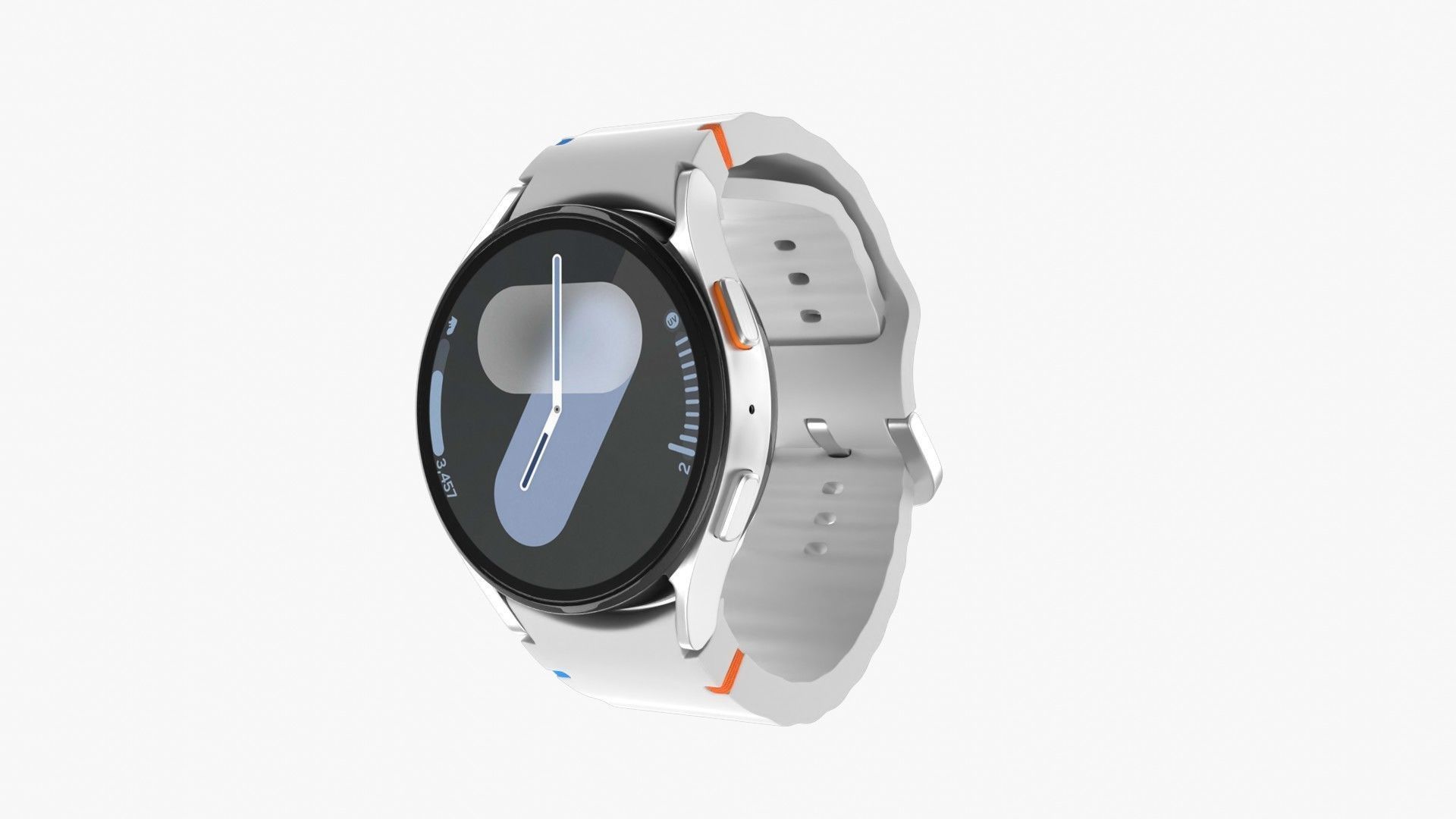 Samsung Galaxy Watch 7 Silver 3D model_2