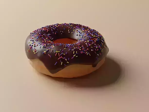 donut chocolate